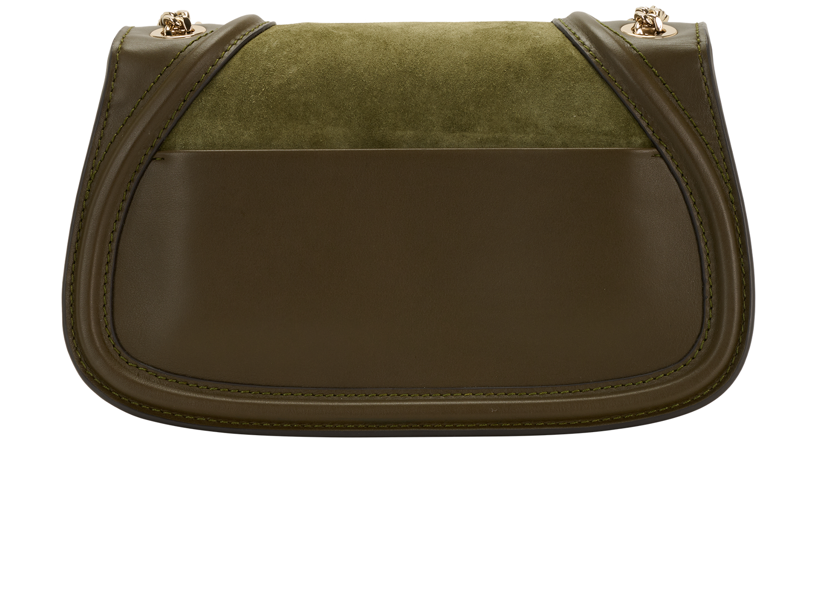 Medium Blondie, &pound;1,200, Handbags, Khaki, Leather/Suede, Back view